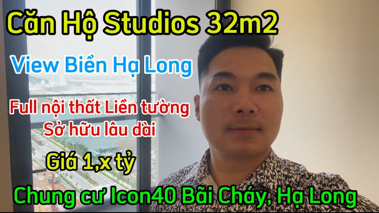 BÁN CĂN HỘ 1PN 35m2 ICON40 HẠ LONG – VIEW BIỂN TUẦN CHÂU, Trung tâm Du Lịch Bãi Cháy. Giá chỉ 1,x Tỷ