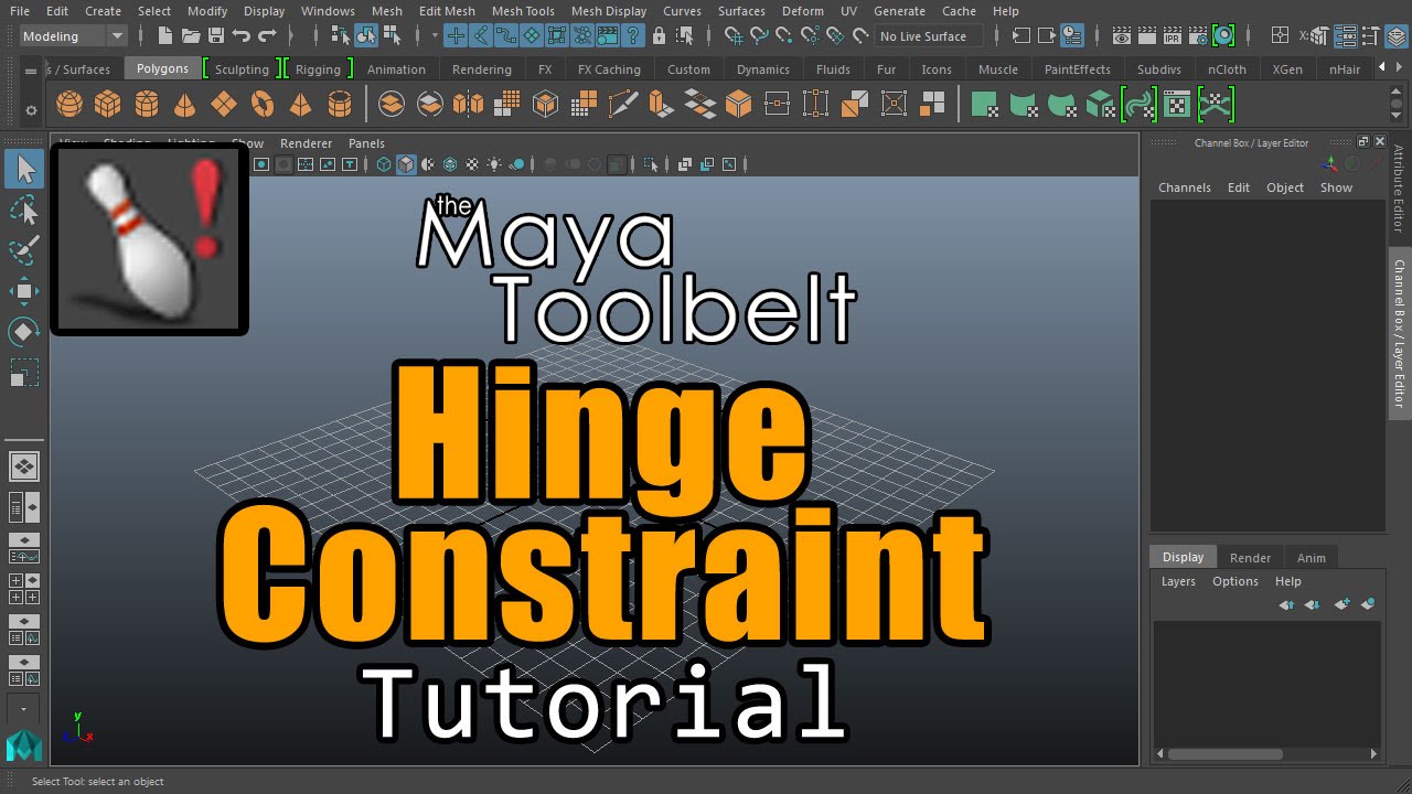 The Maya Toolbelt - Hinge Constraint