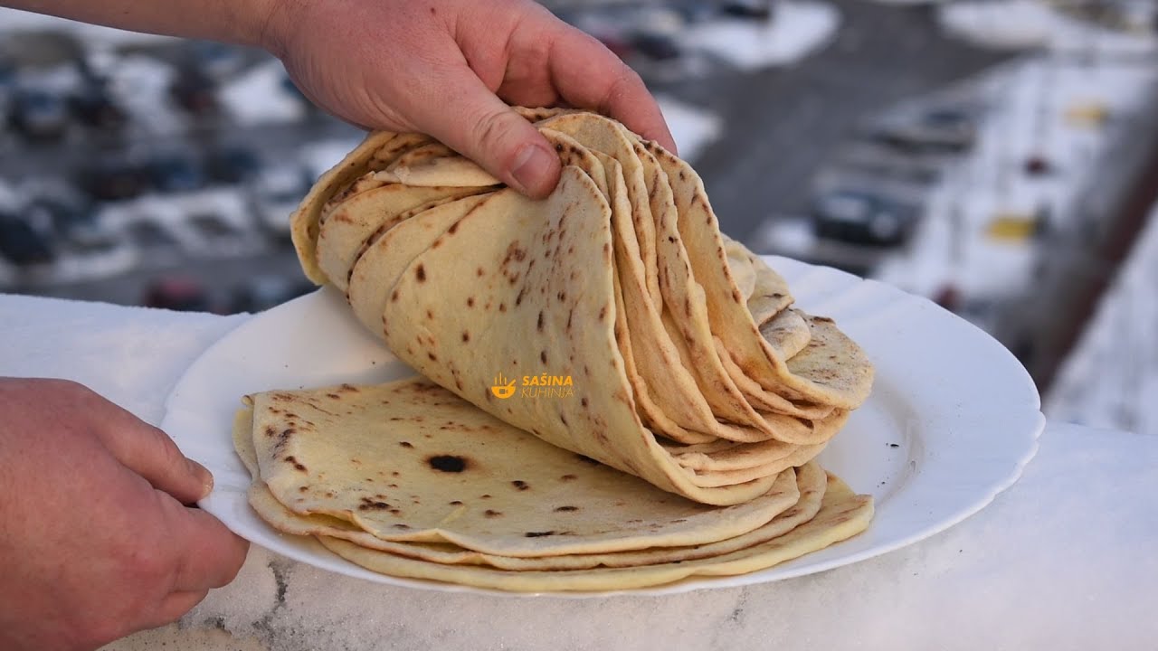 Recept za tortilje wrap 16 komada - Recipe for tortilla wrap 16 pieces