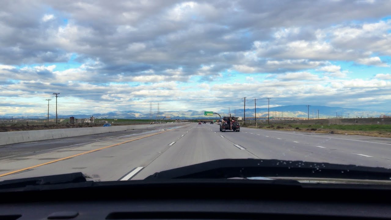 Northwest to Central Bakersfield, CA - High Speed Driving Videos