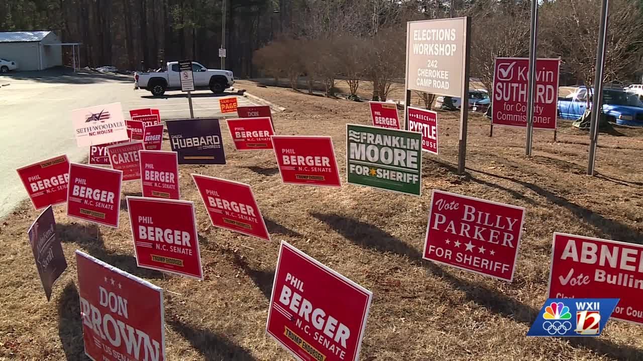 Phil Berger or Sam Page? Rockingham early voters make their voices heard