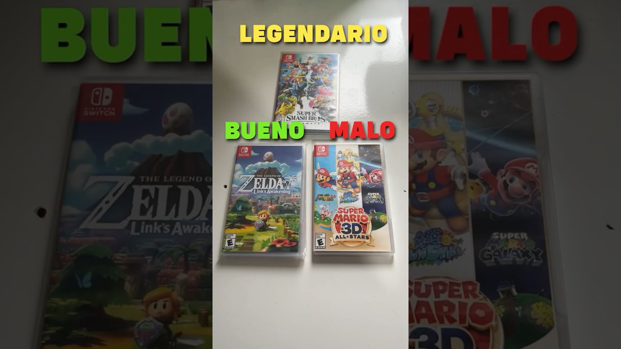 Los MEJORES, PEORES y LEGENDARIOS juegos de Switch