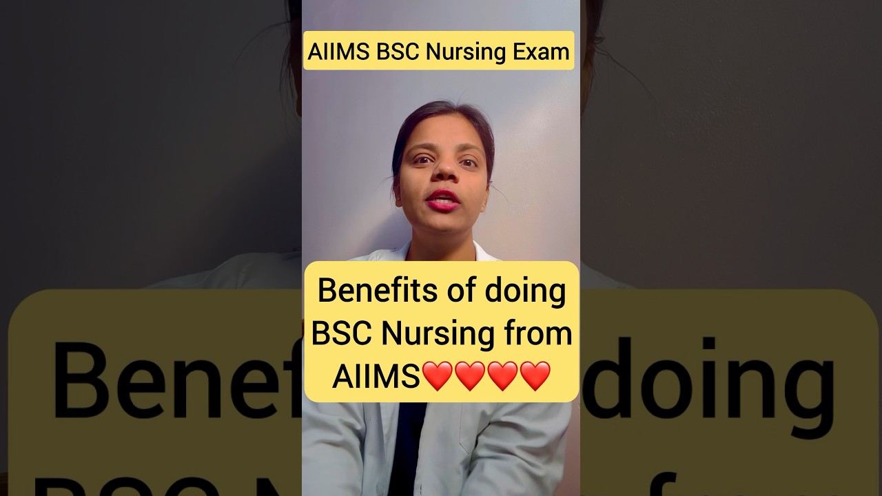 Benefits of doing BSC नर्सिंग from AIIMS Delhi❤️