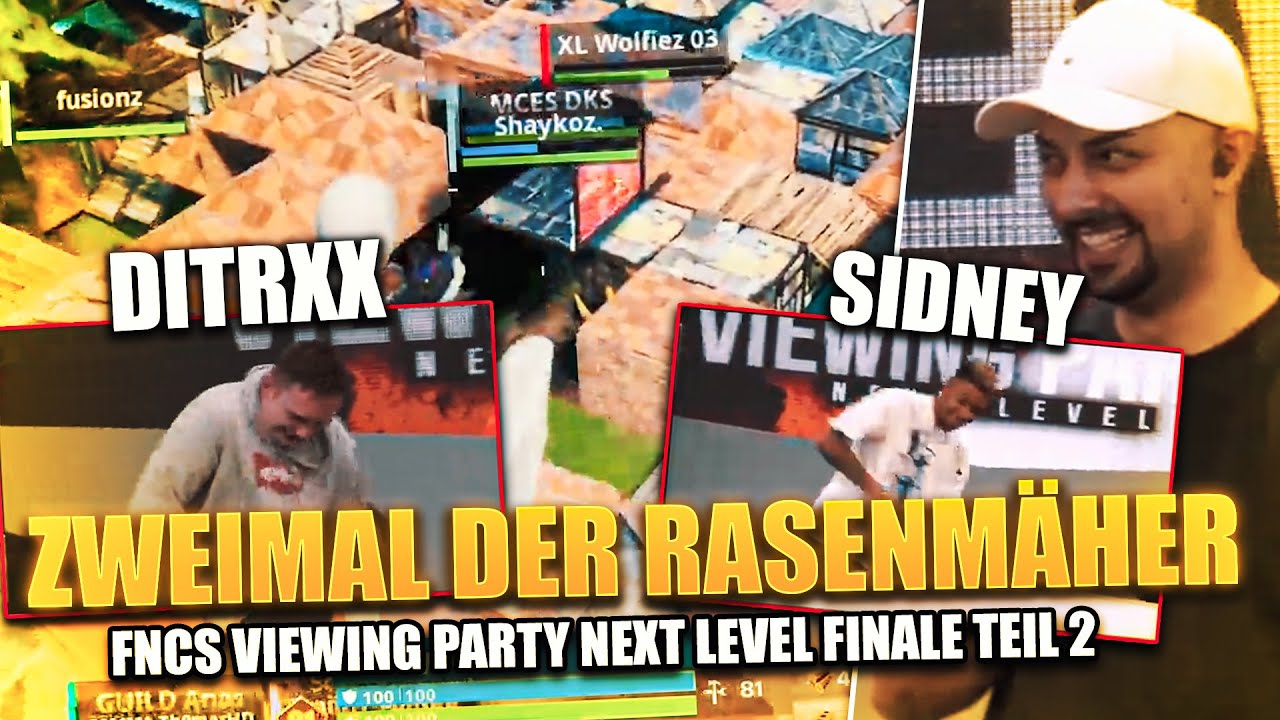 DAS GABS NOCH NIE - 2 RASENMÄHER in EINEM FNCS FINALE mit Ditrxx, Sidney, Willy & Night