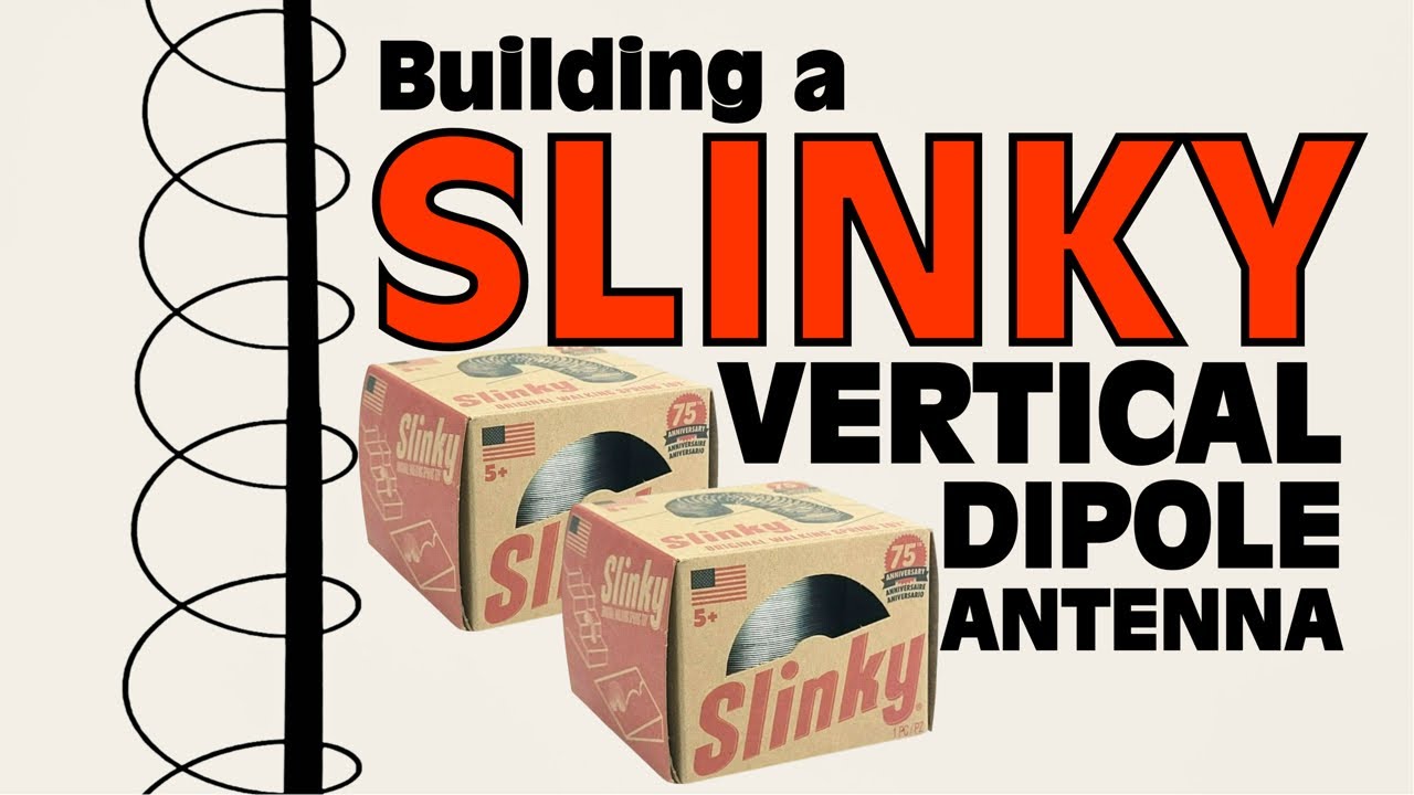 Building a Slinky Vertical Dipole Antenna for HF Ham Radio
