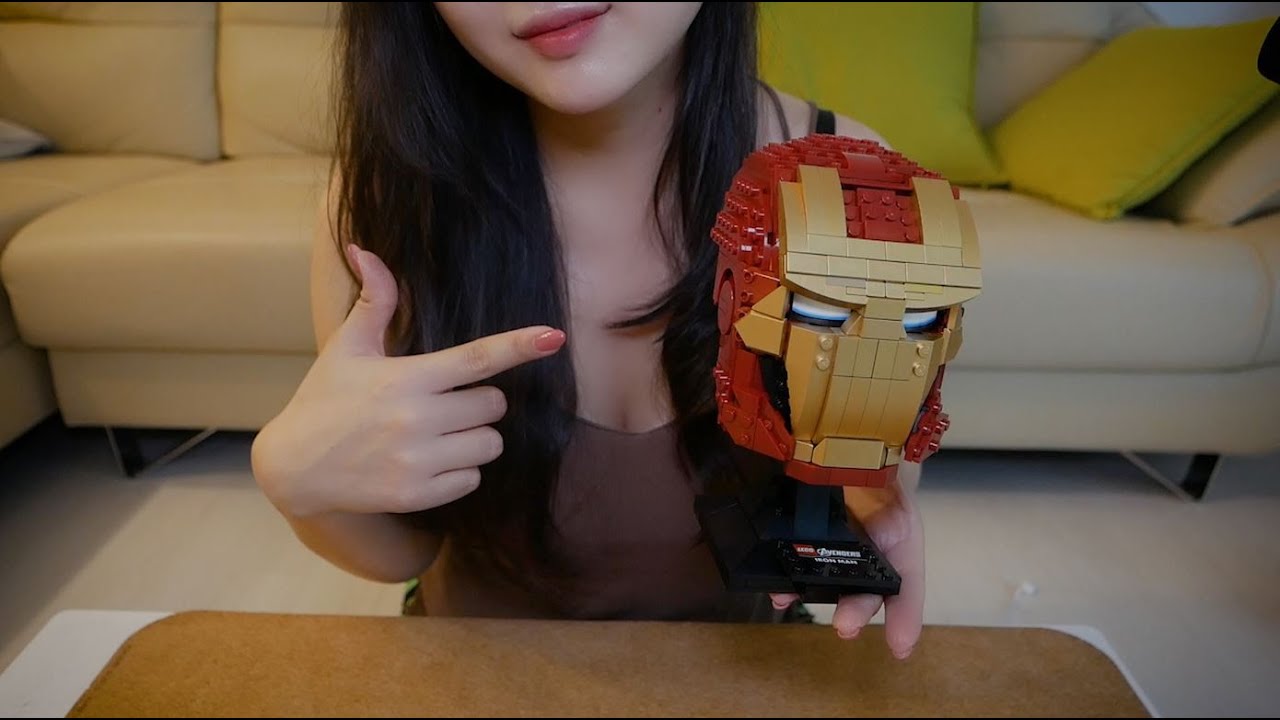 ASMR  Marvel Iron Man lego building &  Softly Whispered  part2