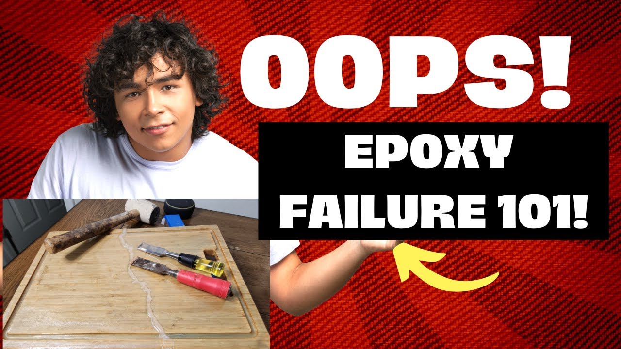 Beginner Epoxy Cutting Board!! Spoiler alert... I failed miserably!!