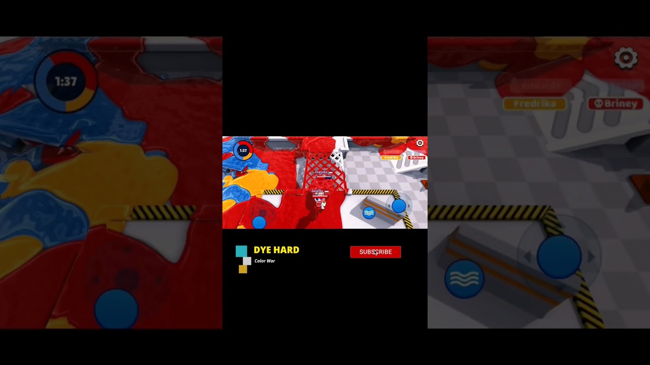 Dye Hard - Color War Highlight Gameplay #paintbattle #paintwar #colorwar #androidgameplay #android
