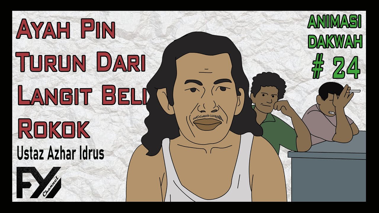 😆 Ayah Pin Turun Dari Langit Beli Rokok, UAI | Animasi Dakwah 24 | 