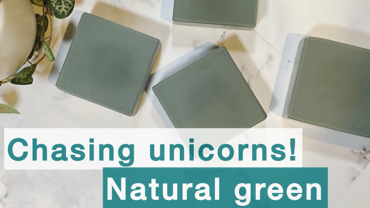 Finding a lasting natural green in cold process soap