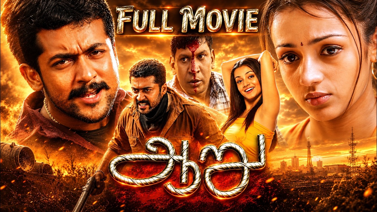 Aaru ஆறு Tamil Full Movie 4K HD | Suriya | Trisha | Vadivelu | Ashish Vidyarthi | RJS 4K HD