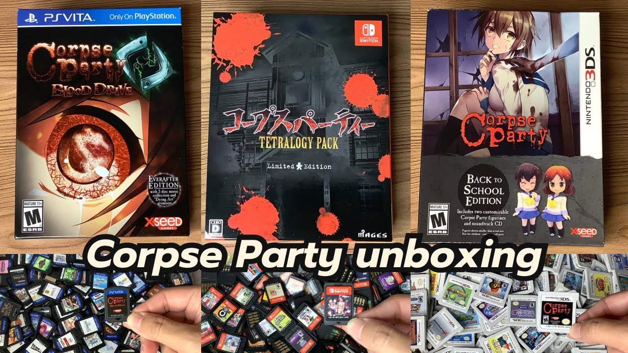 Unboxing Corpse Party Limited Edition – Nintendo Switch / 3DS / PS Vita (ของสะสมหายาก)