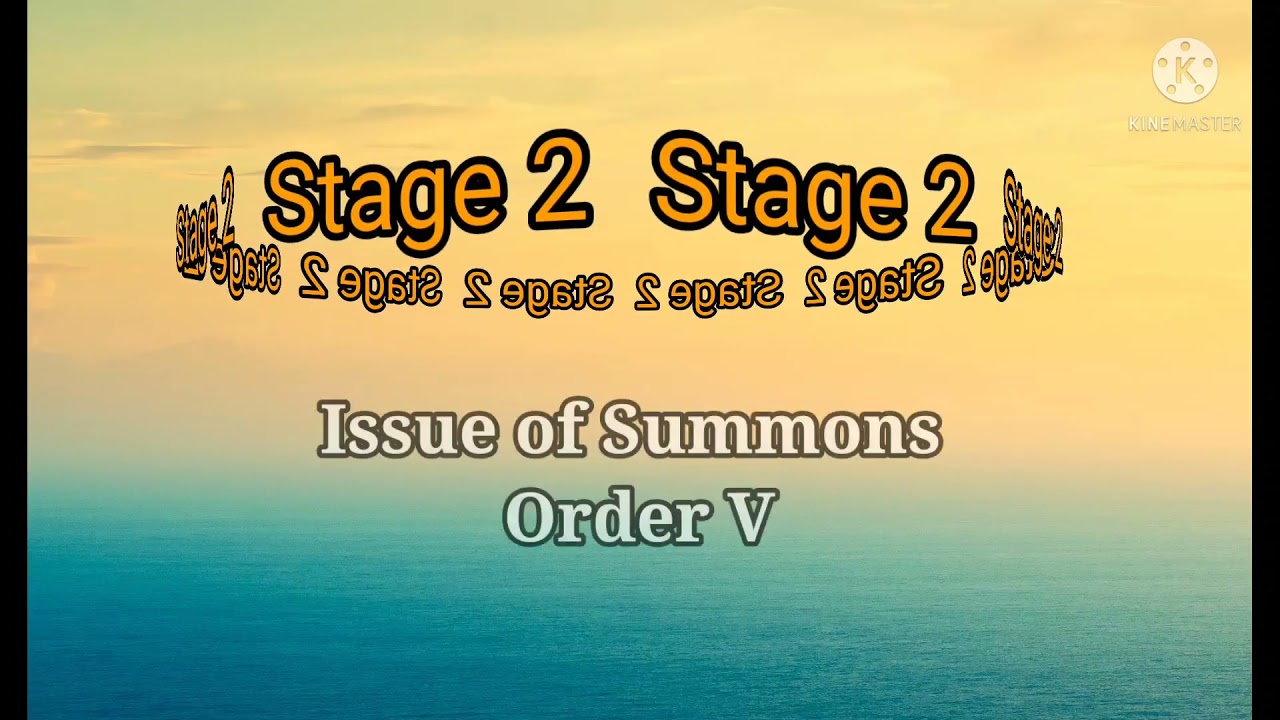 Stages of Civil Suit (உரிமையில் வழக்கு நடைமுறை)