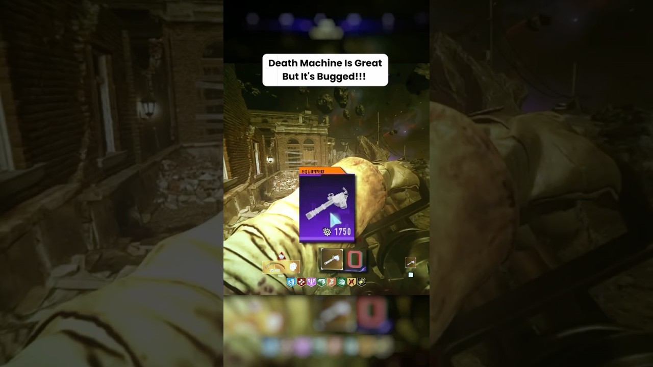 Death Machine 🔫 Is Great!! 👀 But It's Bugged!!! 😔 | Black Ops 7 Zombies 🧟