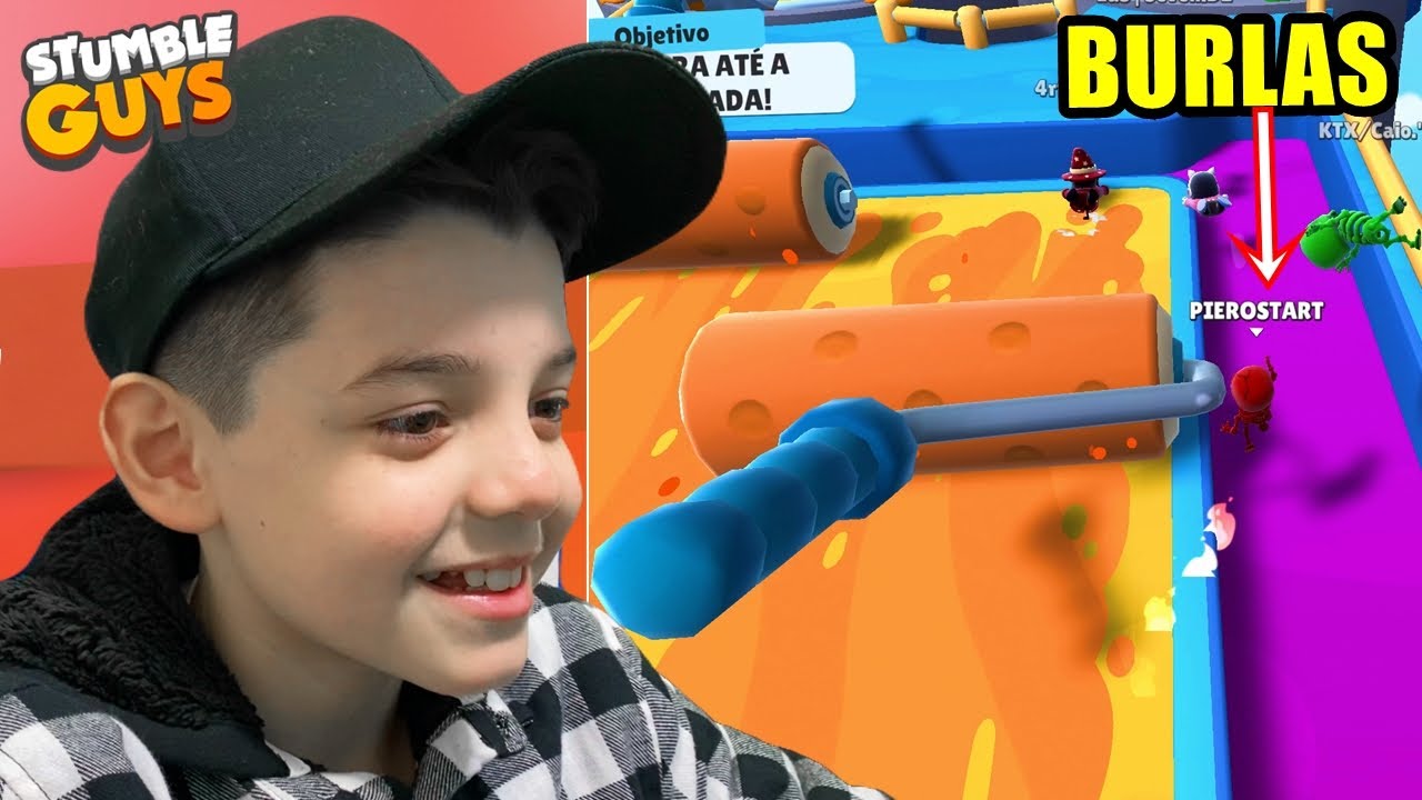 JOGADAS no STUMBLE GUYS e GIRO DA SORTE | Piero Start Games