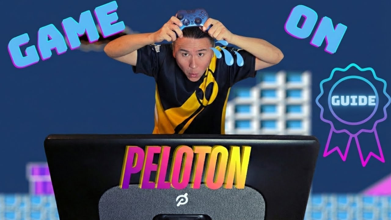Maximum Gaming While Pedaling on a Peloton Bike!