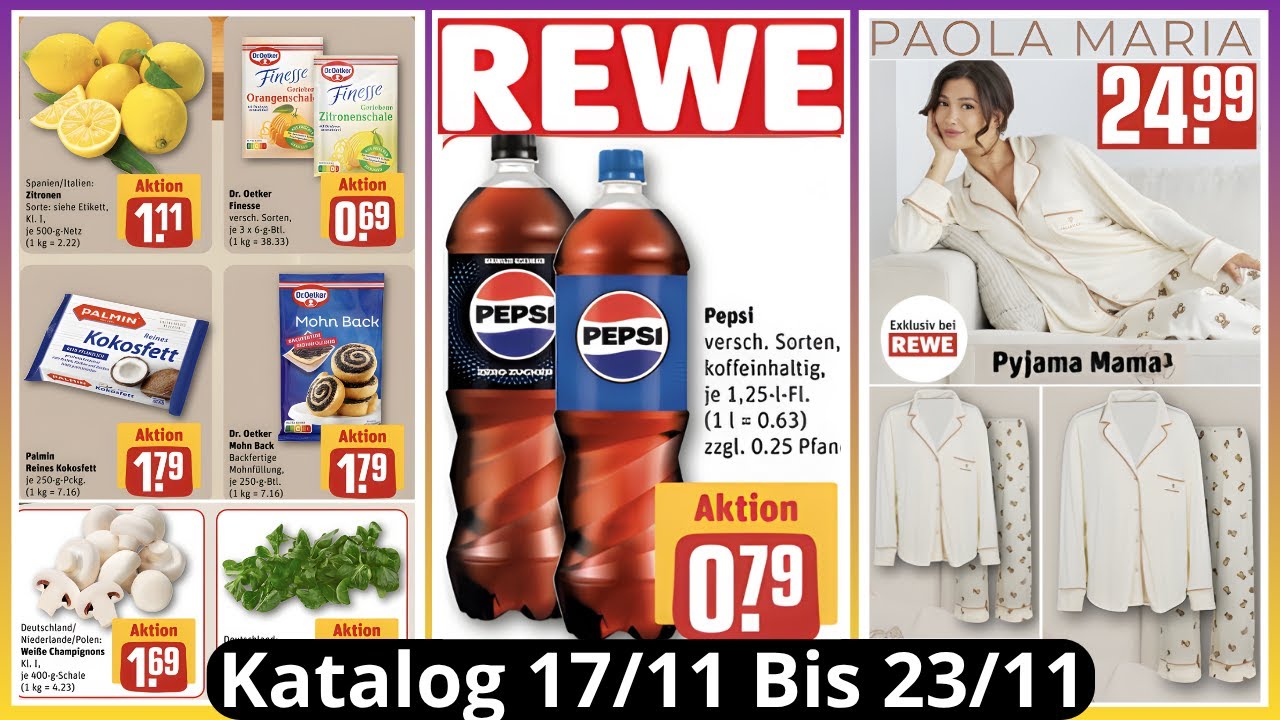 REWE Deutschland | Neuer Prospekt vom 11/11/25 bis 23/11/2025 | Angebote & Aktionen #rewe #prospekt