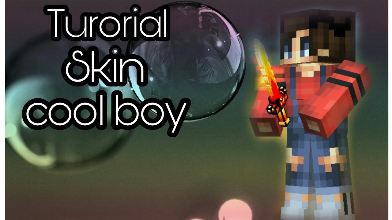 Tutorial:skin cool boy (pixel gun 3d)
