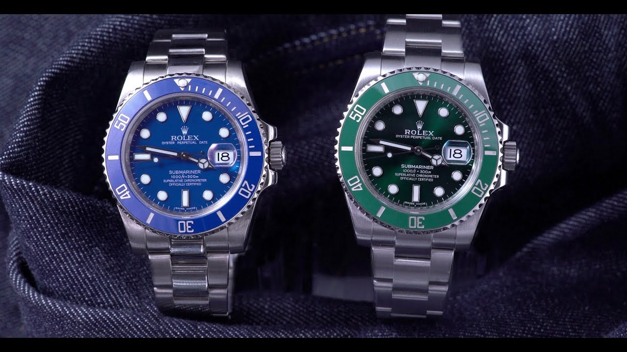Rolex Hulk vs Smurf Review | Rolex Submariners With A Splash of Color
