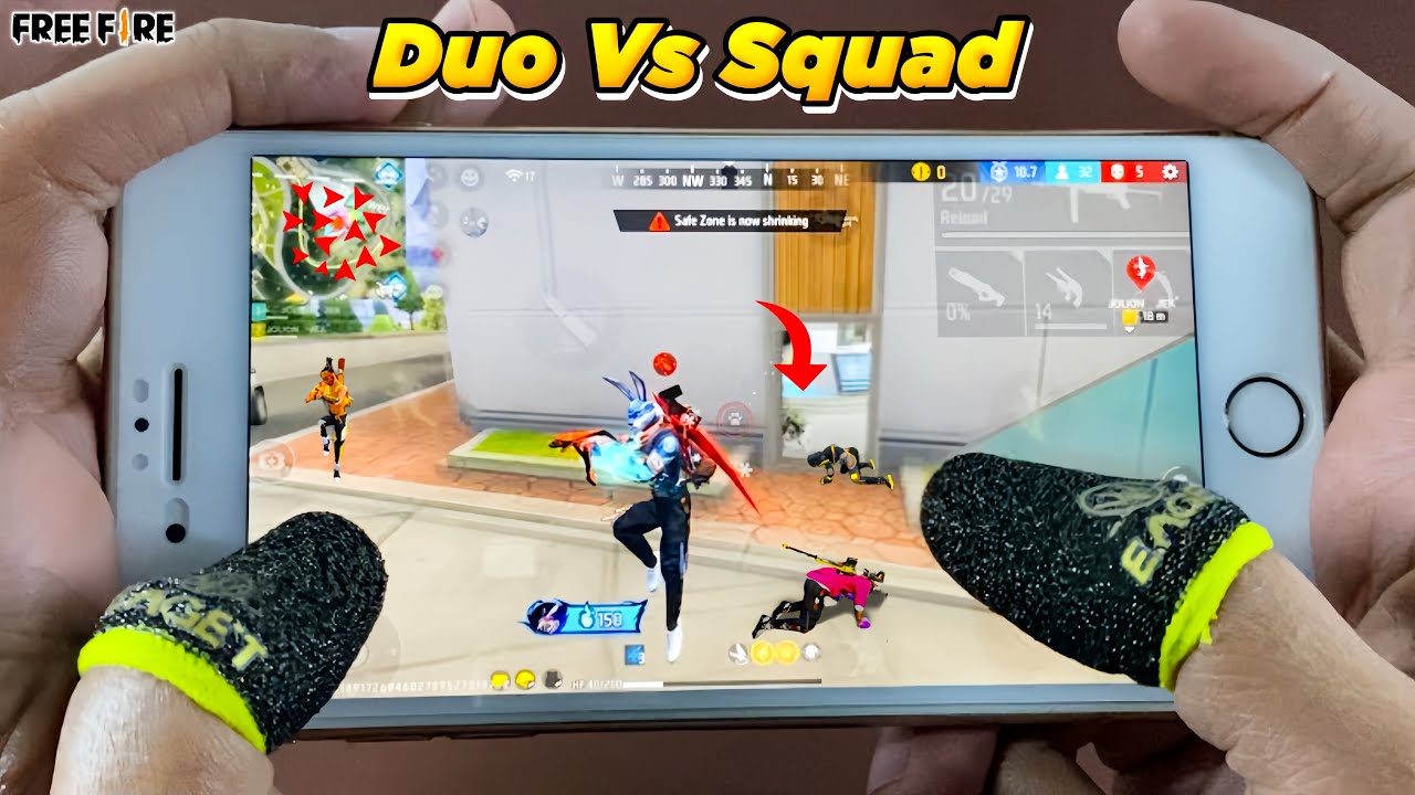 Duo Vs Squad 💪 SCAR+MP40 🔥 99% Headshot Rate ⚡️| Solara Map Full Gameplay | Free Fire iPhone 2026