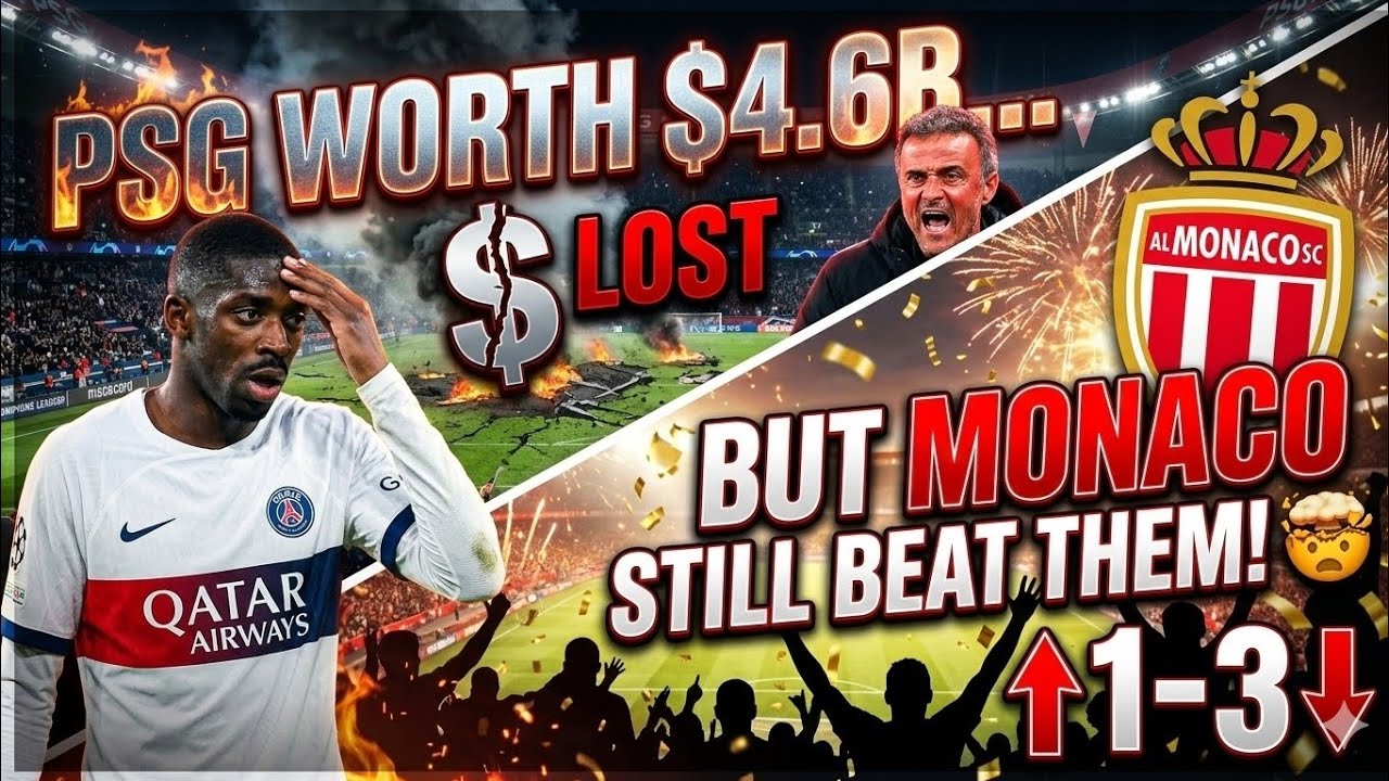 $4.6 BILLION PSG HUMILIATED by Monaco 😳 Football’s Money Myth Exposed.