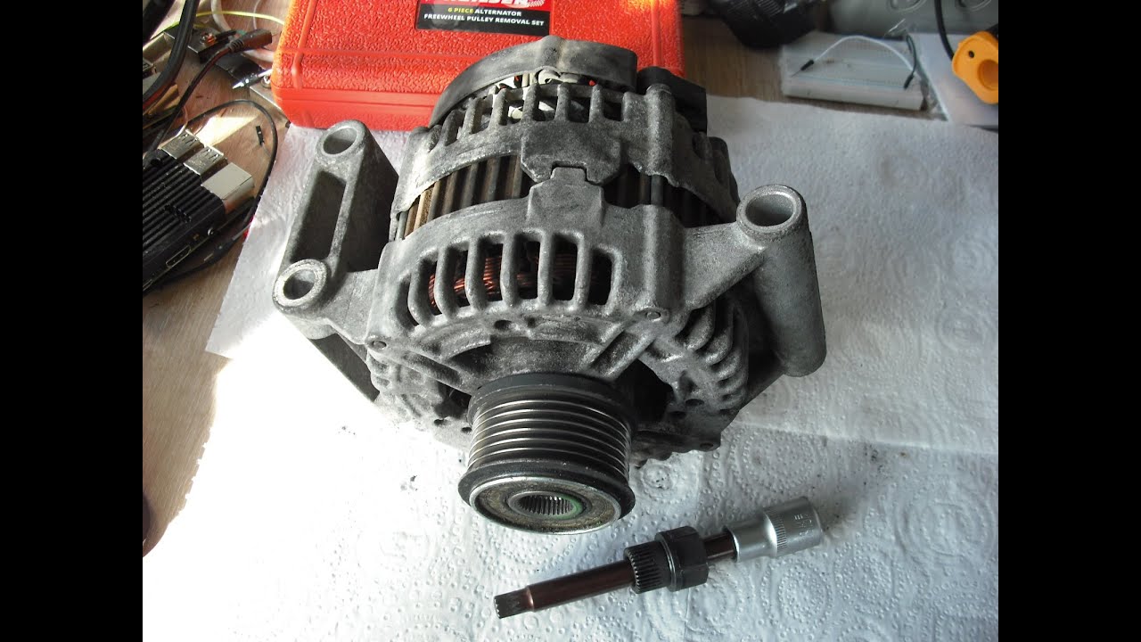 Ford Transit Alternator Bearing Change.