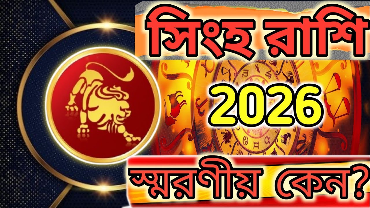 সিংহ রাশি ২০২৬ | কেন বছরটি স্মরণীয় হতে চলেছে
