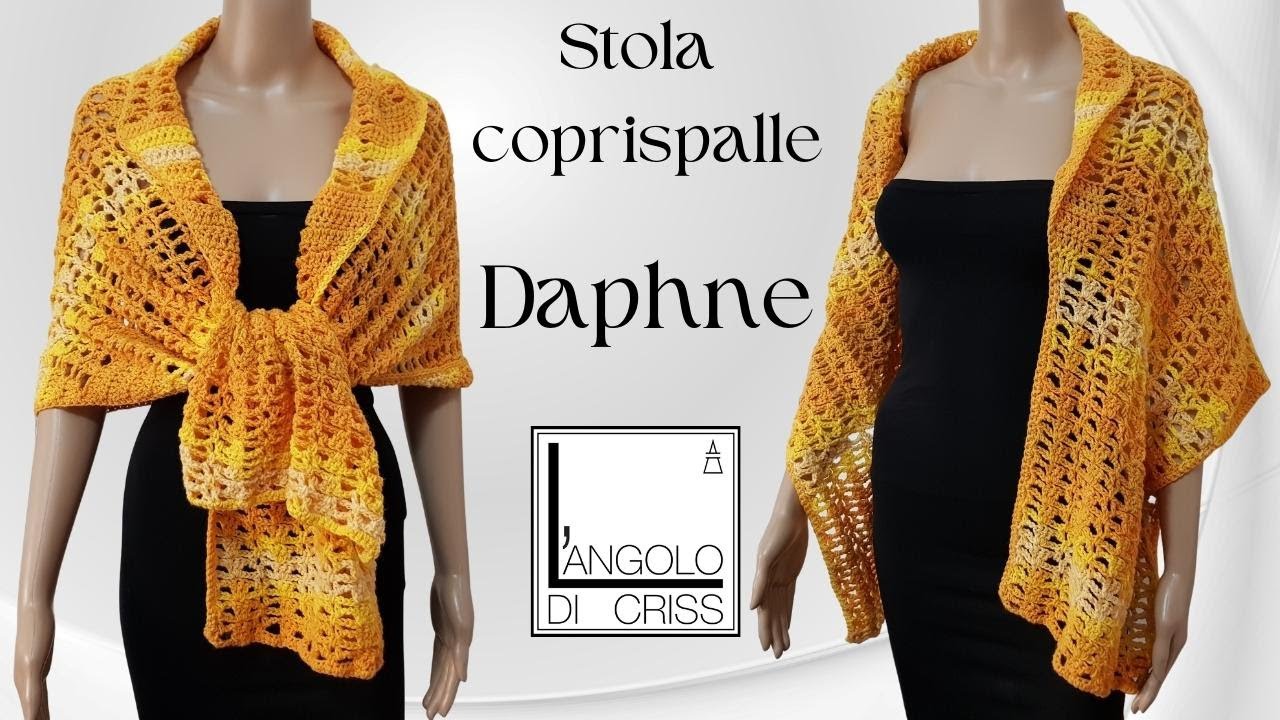 stola coprispalle all'uncinetto 