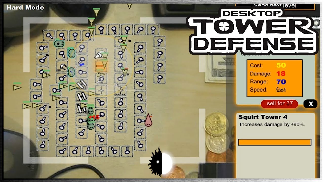 DESKTOP TOWER DEFENSE: Hard Mode