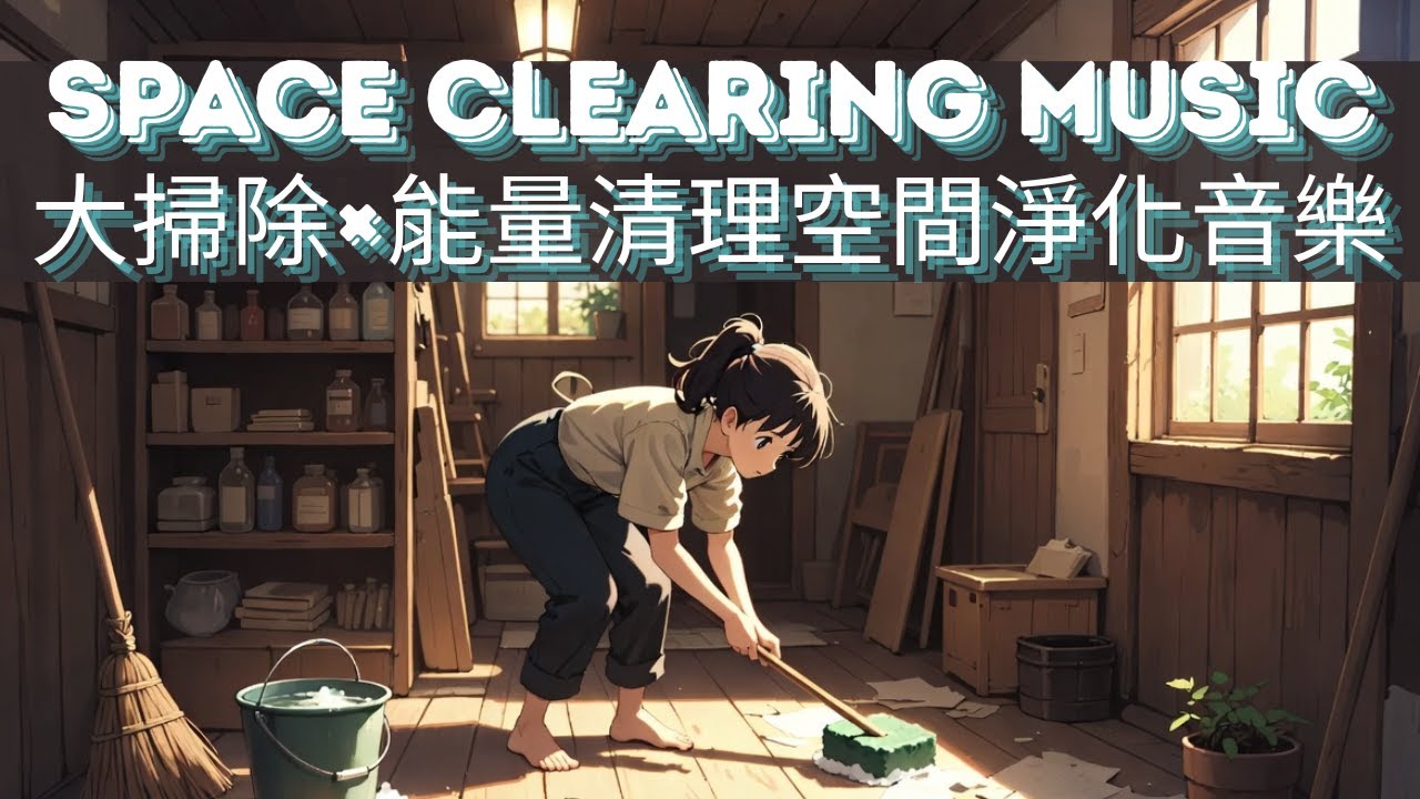 [1.5h] Cleaning Music — Positive Energy, Light & Uplifting | No Vocals 打掃整理音樂・輕快背景 BGM｜空間淨化 重整氣場・斷捨離