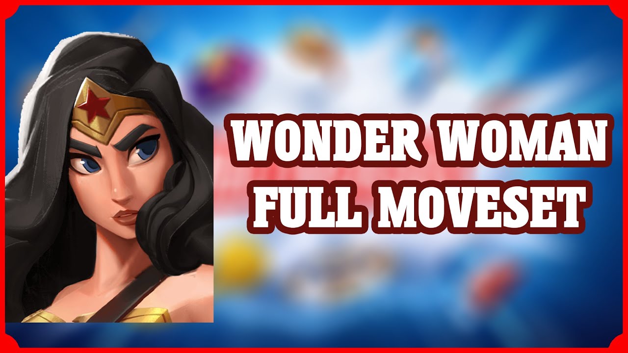 Wonder Woman FULL MOVESET SHOWCASE - MultiVersus