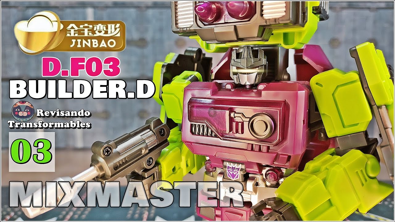 JINBAO Mixmaster KO Oversized Generation Toy Mixer TrucK Devastator G1