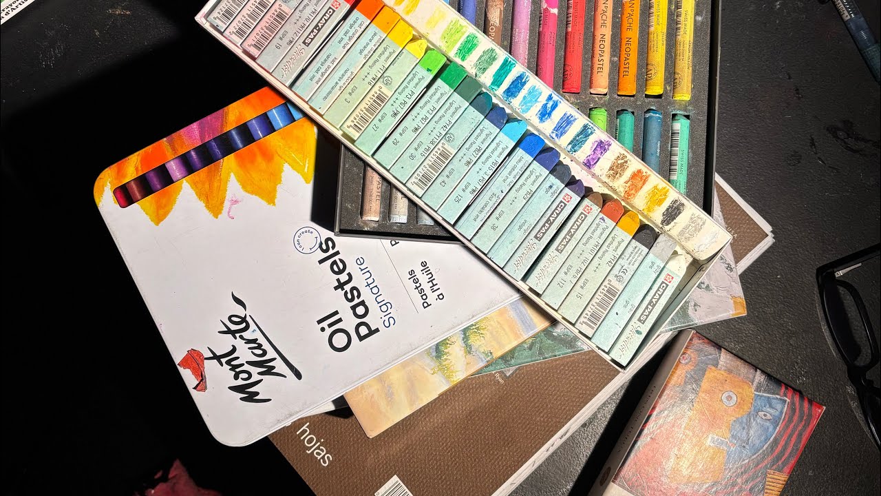 ⭐️ Comparing  OIL  PASTEL Textures//how this can affect whether you like them or not! 😉 ￼￼￼￼