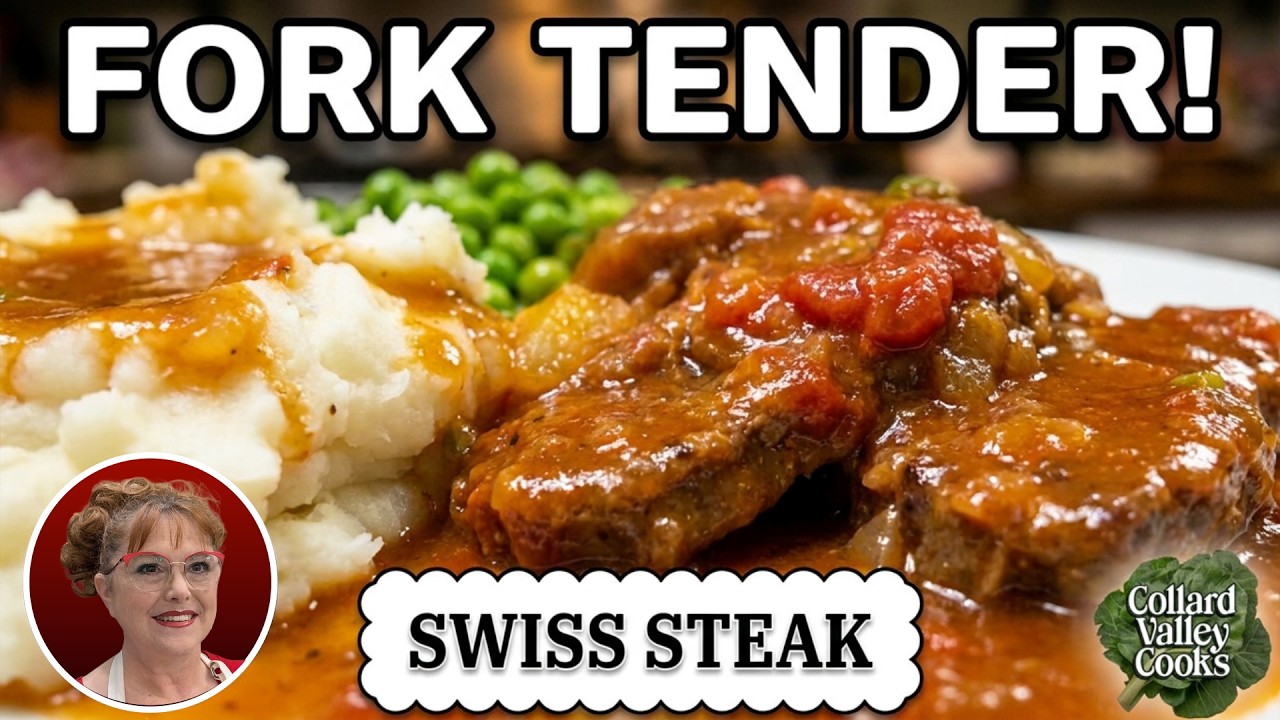 THE BEST Swiss Steak Recipe -Old Fashioned Southern Cooking - Round Steak Recipes