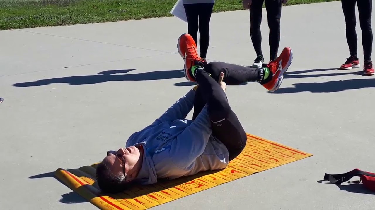 Lezione con gli istruttori di Fitwalking in Venice - Esercizi per casa.