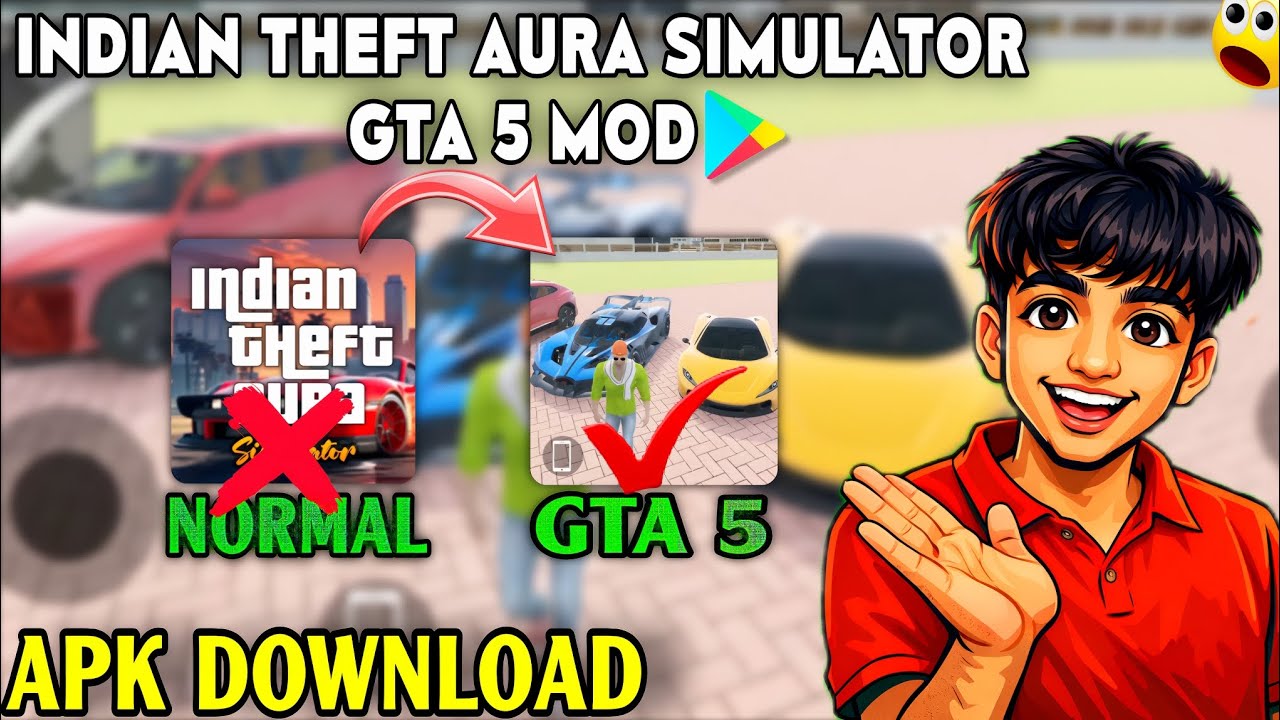 Indian Thef Aura Simulator New Update 🤯+Gta5 Mood And All New Secret Future+Chest codes