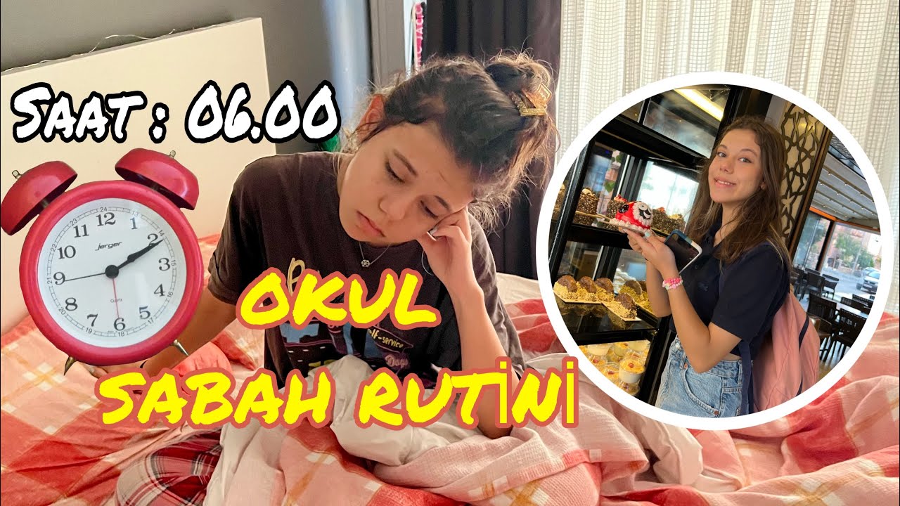 Okul Sabah Rutini || Kankama Sürpriz Doğum Günü Hazırlığı Vlog. Tuana Zeybek