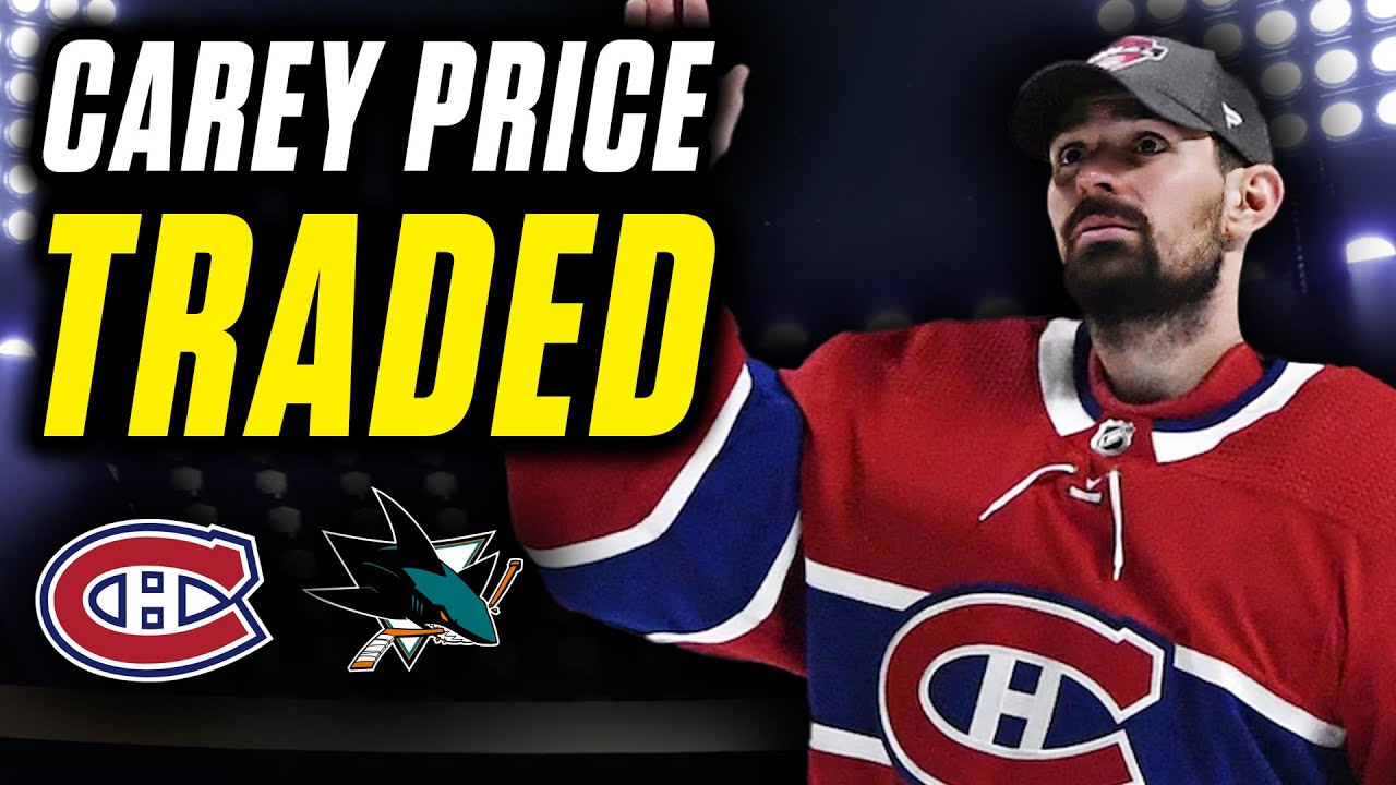 Canadiens Trade Carey Price to Sharks