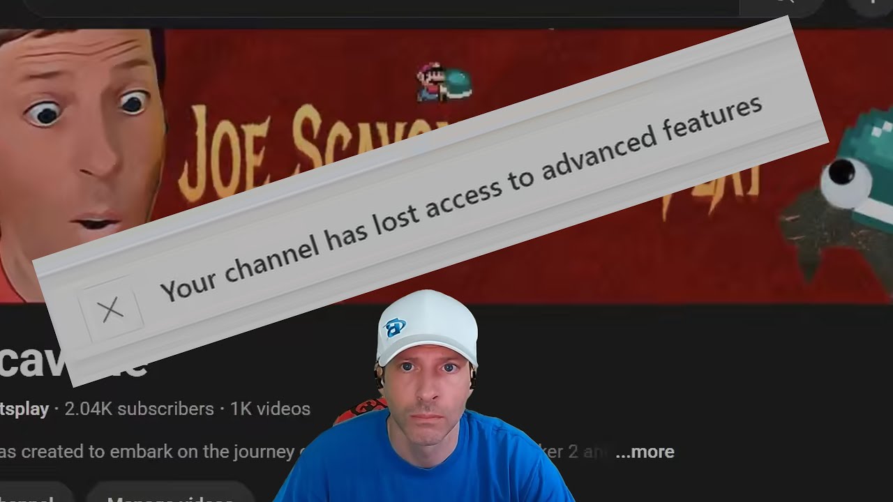 Your Channel Has Lost Access To Advanced Features