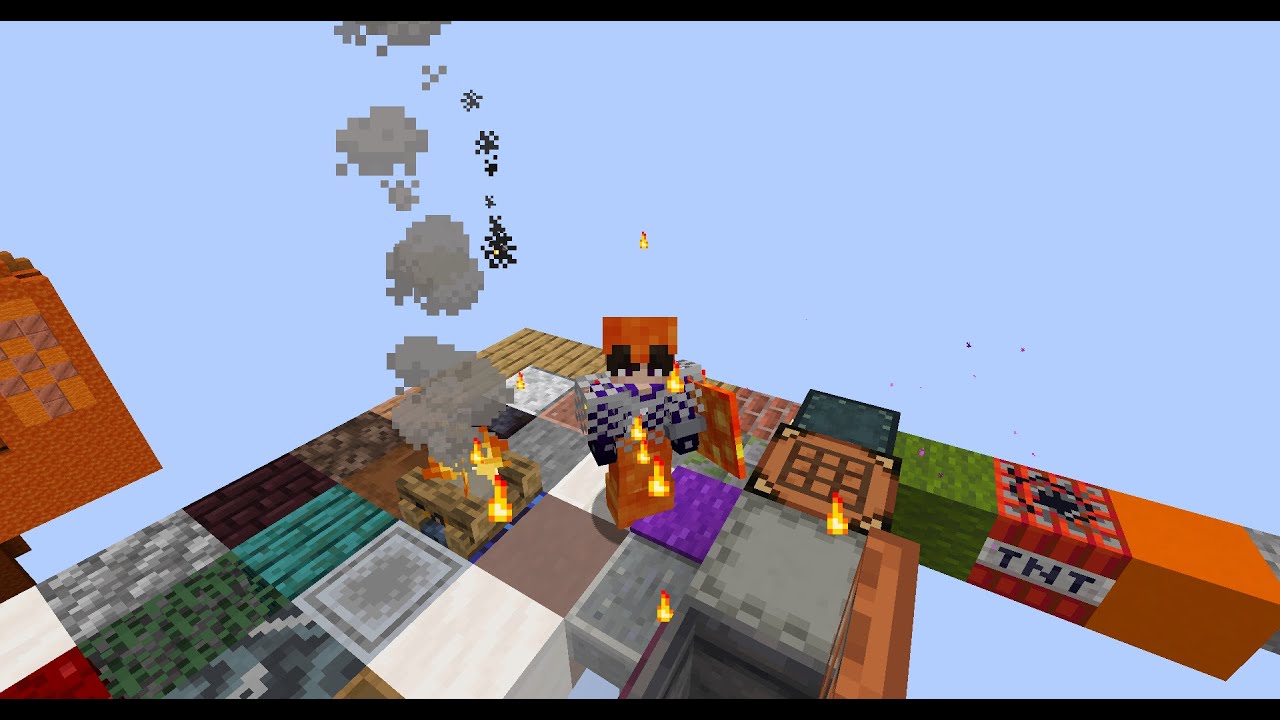 Minecraft LAVA ONE BLOCK