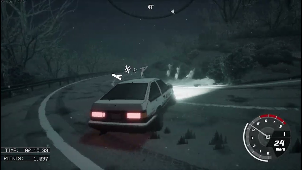 third run INITIAL D TOUGE SPIRIT AE86 5:17:44