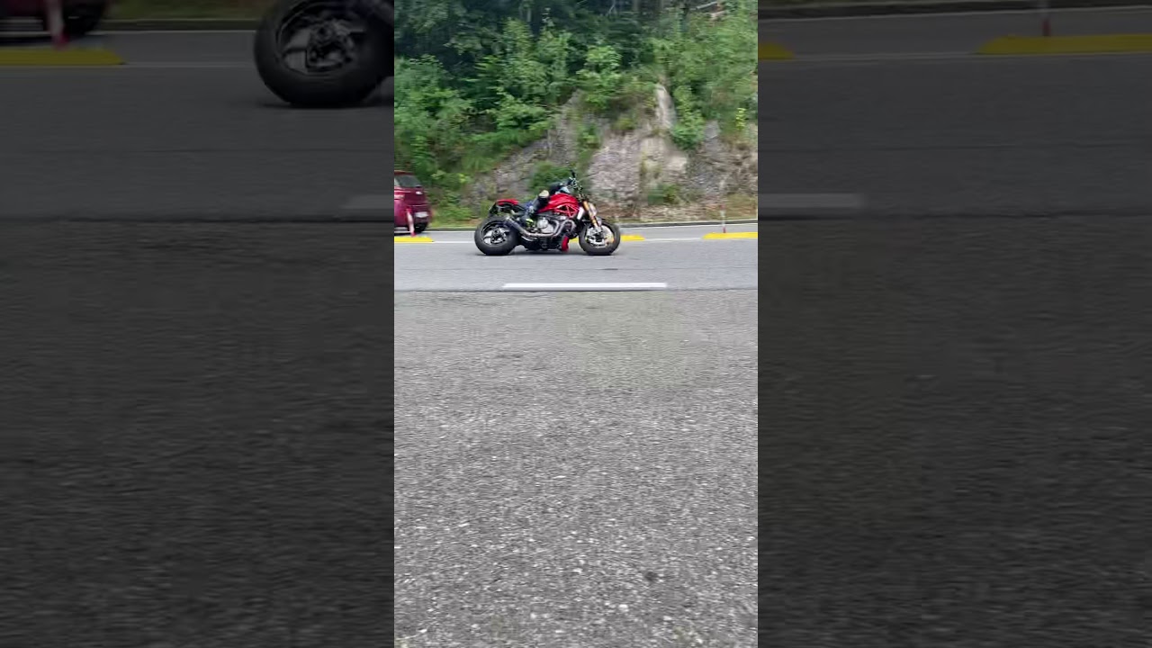 Ducati Monster 1200s 2018 + Remus hypercone @ Kesselberg