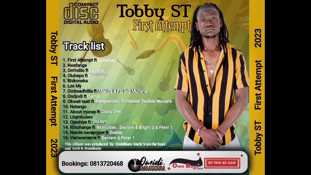 Tobby ST- Okwali Taati ft Kangweson, Zomblam, Faxlela Munene & Sam Lion. track 9 first Attempt album