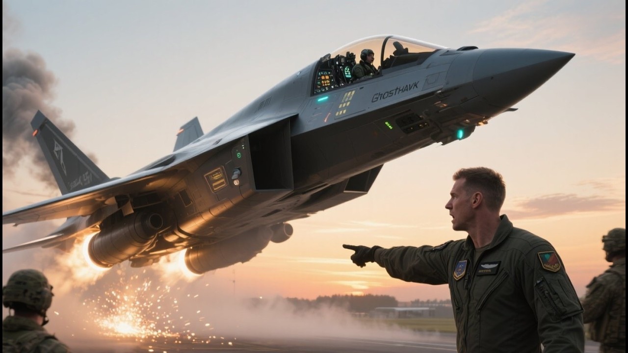 All Mocked Her Jet — Until the Commander Revealed, “Behold the Ghosthawk.”