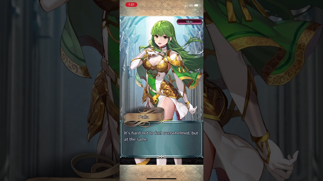 Fire Emblem Heroes - Valentia Palla Confession
