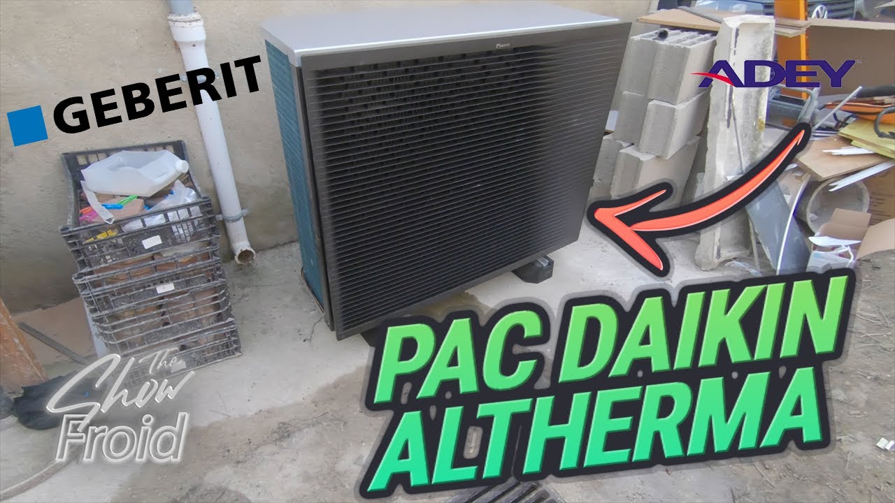 Remplacement chaudière fioul par une PAC DAIKIN ALTHERMA