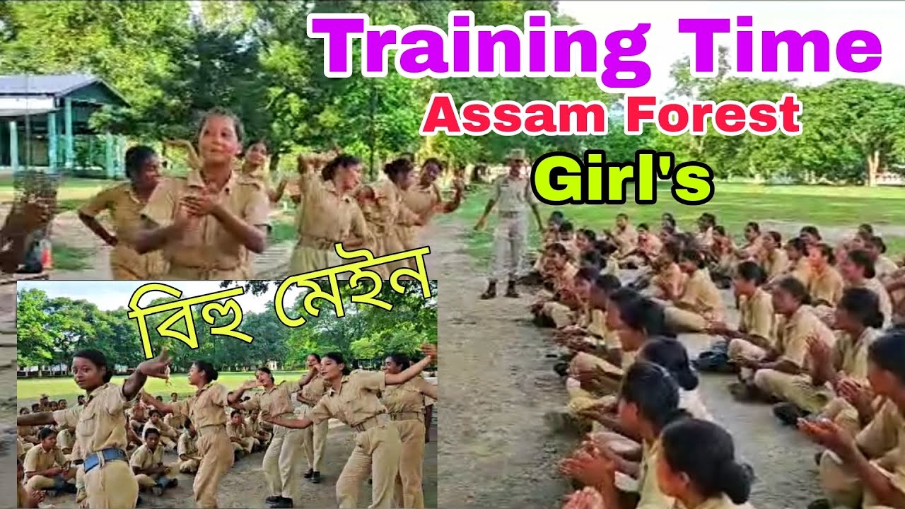Training time enjoy moment,💃Assam Forest gourd girl's 🔥👮  @joyshreeranikonwar #forestguard #training