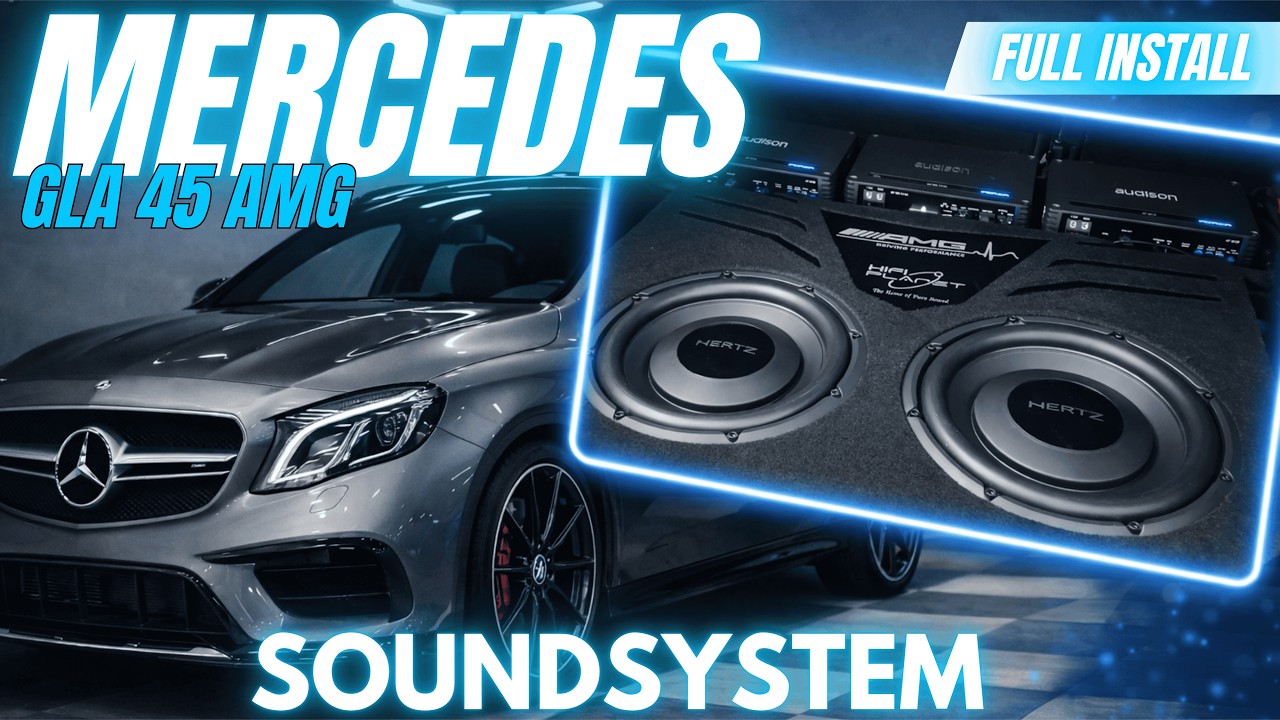 SQ mit Spaßfaktor - Full Car Audio Install im Mercedes GLA 45 AMG
