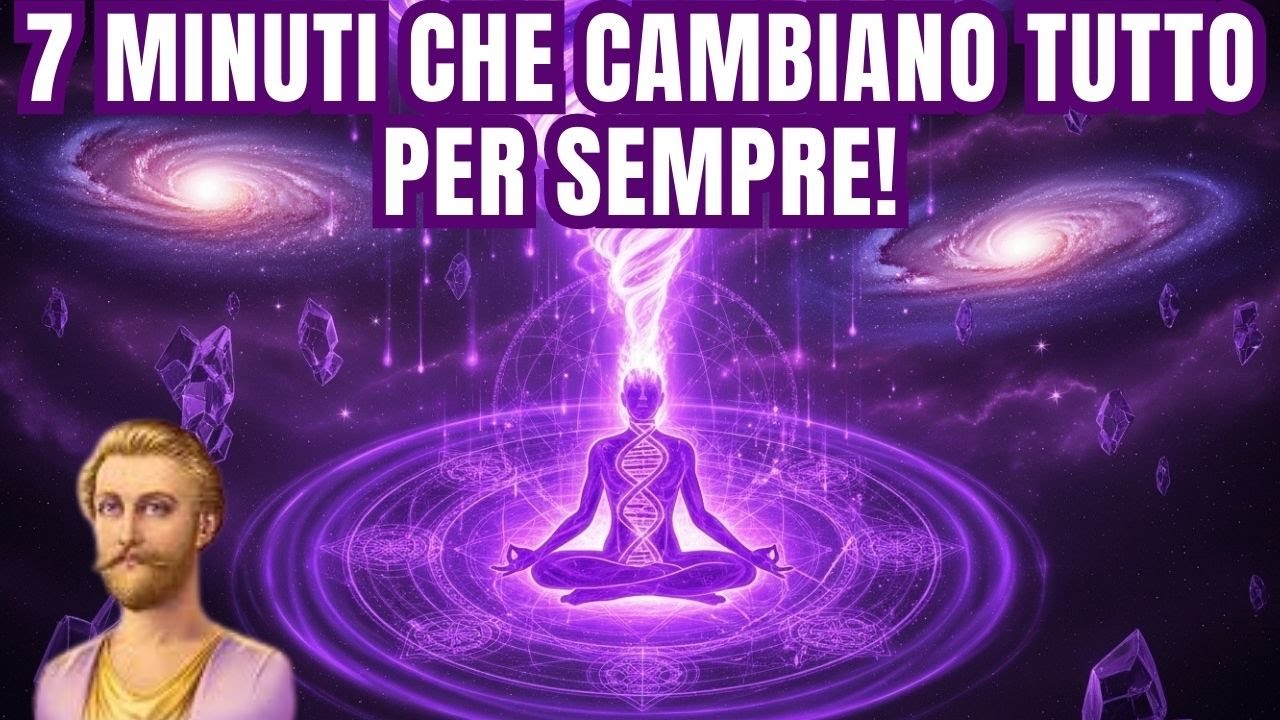 SAINT-GERMAIN TI LIBERA ORA! 7 MINUTI DI FIAMMA VIOLETTA CHE CANCELLANO OGNI DOLORE!