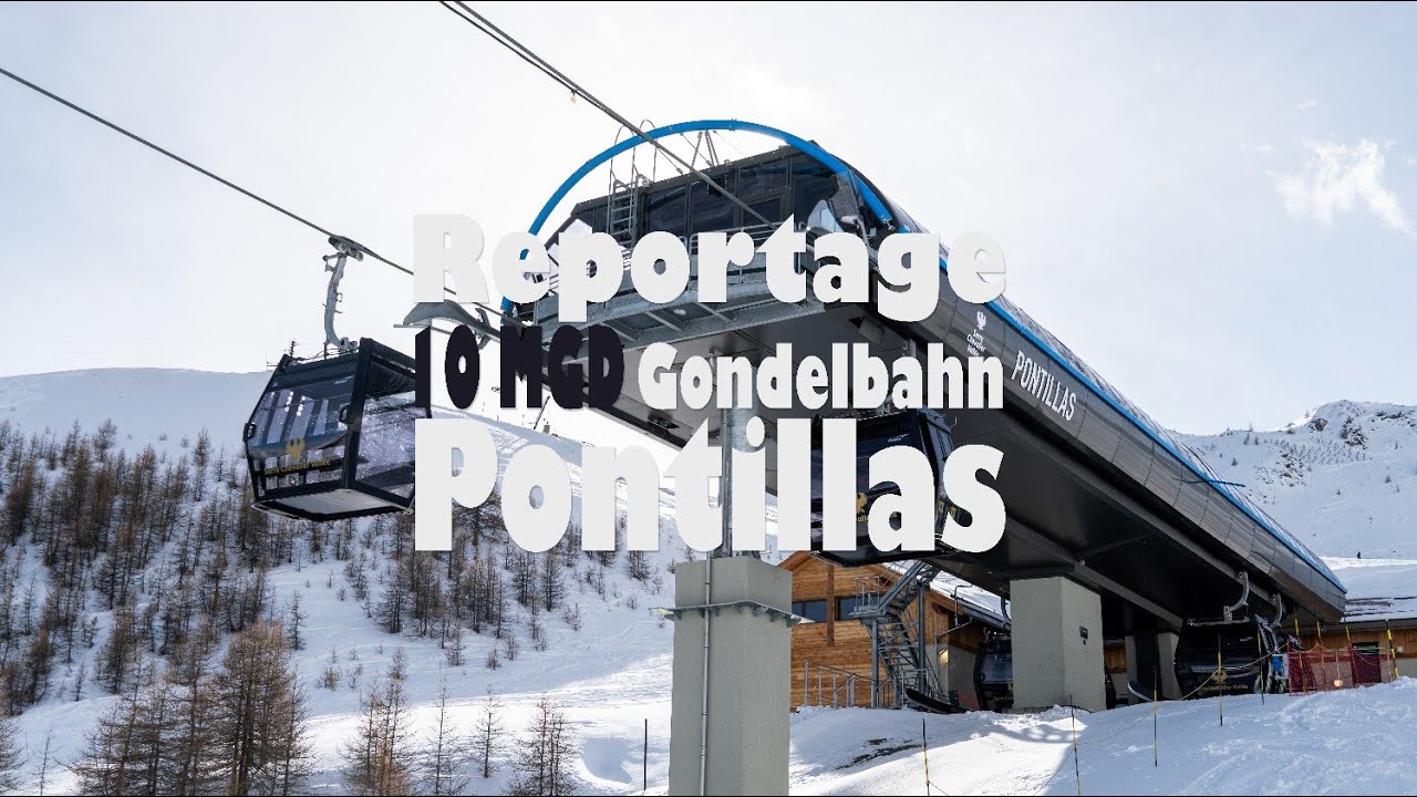 Gondelbahn Pontillas - Hauptzubringerbahn ins Skigebiet Serre Chevalier.